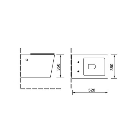 Унитаз подвесной безободковый Vincea Q-Line VT1-12G1B черный матовый, с сиденьем микролифт