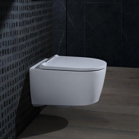 Унитаз подвесной безободковый Geberit One 500.202.01.1 с сиденьем микролифт