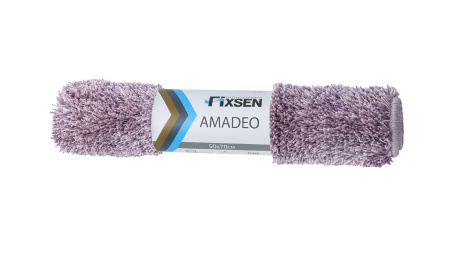 Коврик для ванной Fixsen Amadeo 1-ый,  FX-3001P, фиолетовый, 50х70 см.