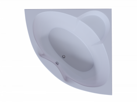 Акриловая ванна Aquatek Поларис-1 140.5x140.5 см пустая с фр.экр. вклеенный каркас