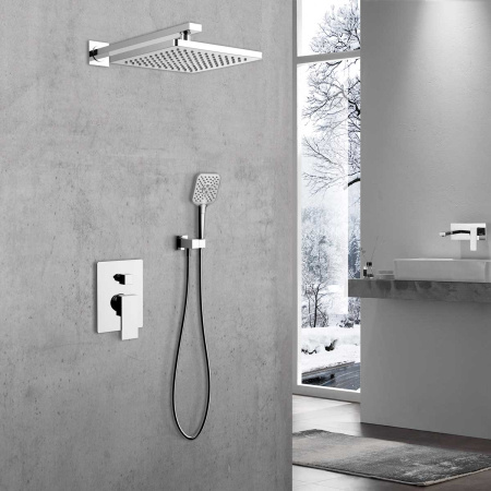 Встраиваемая душевая система со смесителем Vincea Next VSFW-1N1CH хром