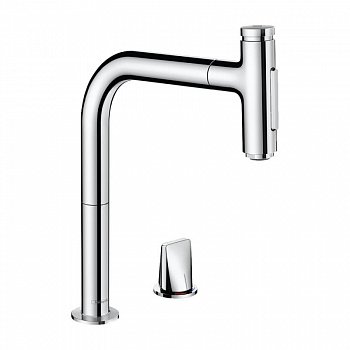 Смеситель для кухни Hansgrohe Metris Select M71 73818000 хром
