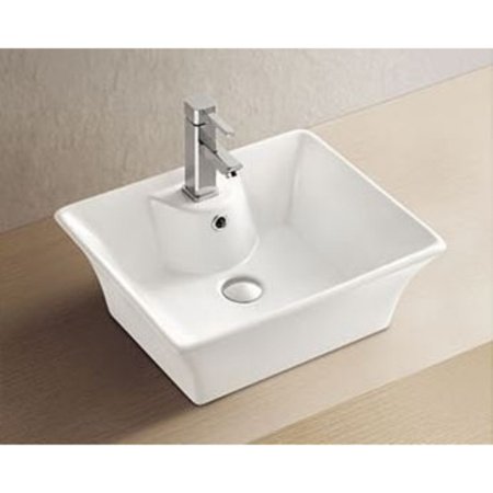 Раковина накладная 49,5см SAPHO MYSTIC 49411 белый