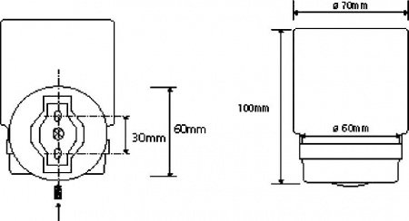 Держатель для стакана Bemeta Alfa 102410012 Хром