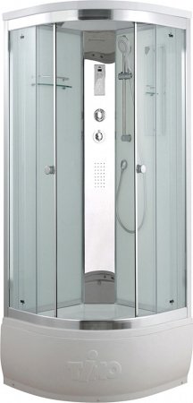 Душевая кабина Timo Comfort T-8880 C 80x80x220 профиль хром глянцевый, стекло прозрачное