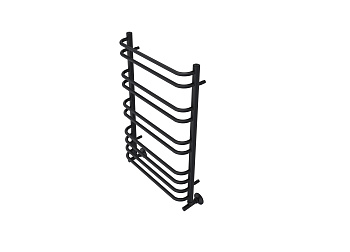 Полотенцесушитель водяной Aquatek Пандора AQ RRС1080BL 80х50 черный муар