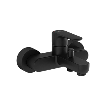 Смеситель для ванны с душем Vitra Root Round A4272536EXP черный матовый