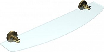 Стеклянная полка Rush Crete CR35610 Бронза