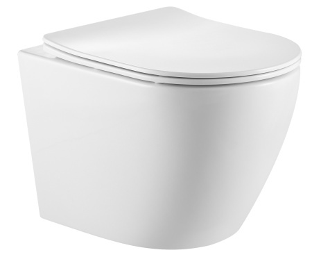 Унитаз подвесной Santiline Торнадо SL-5025 белый