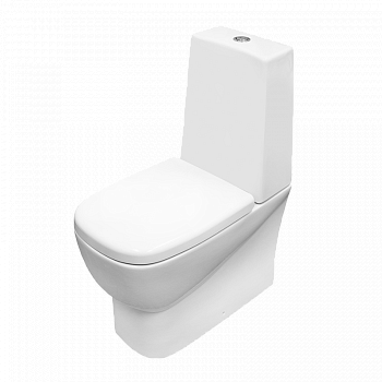 Унитаз-компакт Sanita Luxe Infinity Mono INFSLCC01040822 с бачком и сиденьем микролифт