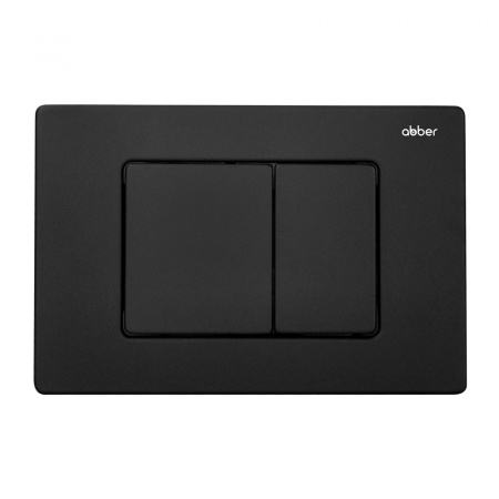 Кнопка смыва ABBER AC0120MB черный матовый