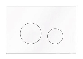 Кнопка смыва Elsen E11 E11.white белый