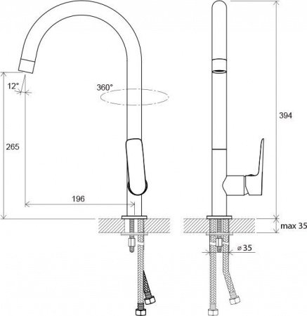 Смеситель для раковины;для раковины-чаши Ravak Classic X070085 хром