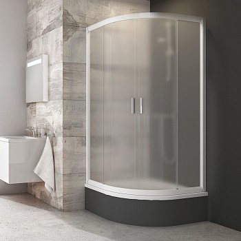 Душевой угол Ravak Blix BLCP4 SABINA 90x90x175 профиль белый, стекло матовое (для установки на глубокий поддон)