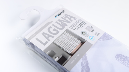 Шторка для ванной Fixsen Laguna FX-1501A, без колец