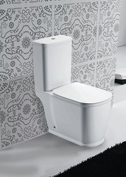 Напольный унитаз-компакт Grossman Comfort GR-N3013 белый, с сиденьем микролифт