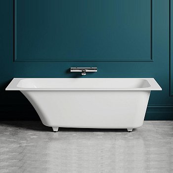 Ванна из искусственного камня Salini Orlando 180х80х60 белый матовый