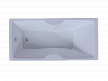 Акриловая ванна Aquatek Феникс 190x90 см пустая с фр.экр. слив слева
