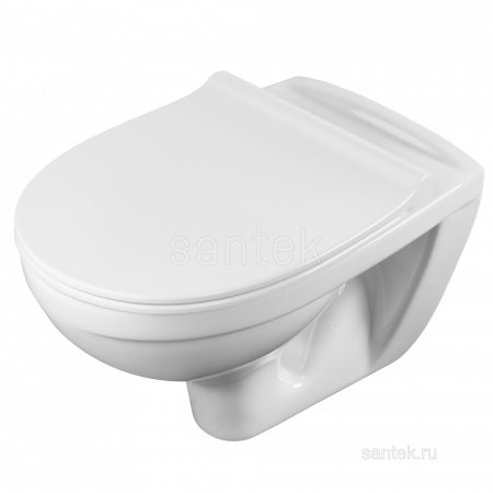 ПЭК Santek Бореаль Пэк 1WH302464 подвесная чаша + инсталляция +сиденье+панель бел. цвета