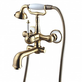 Смеситель для ванны с душем Lemark Villa LM4812B бронза
