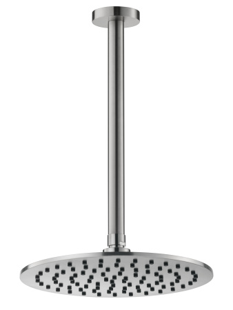 Потолочный (кронштейн 25см) верхний душ 25см Benesque Lumiere 22010702 никель брашированный