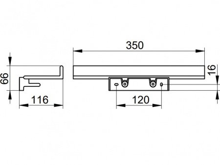 Полка для душа Keuco Reva 12858510000 белый