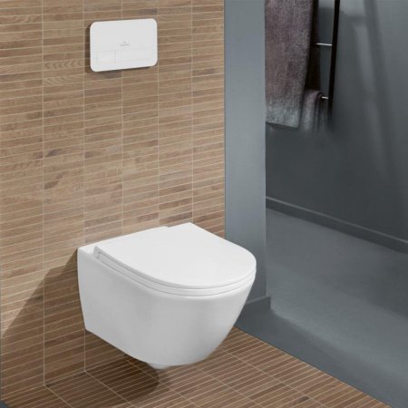 Унитаз подвесной Villeroy & Boch Subway 3.0 4670T901 белый, с сиденьем микролифт
