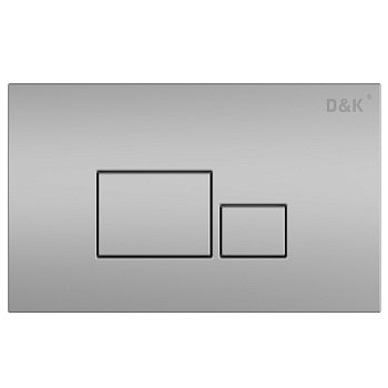 Кнопка смыва для унитазов DQ Quadro DB1519002 хром матовый