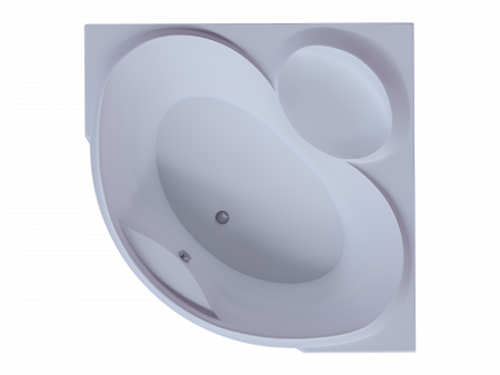 Акриловая ванна Aquatek Эпсилон 150x68 см пустая с фр.экр. вклеенный каркас