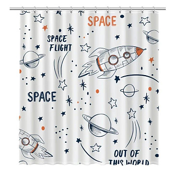 Штора для ванной Fixsen Space, FX-2508