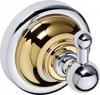 Крючок для полотенца Bemeta Retro Gold and Сhrom 144206018 Золото хром