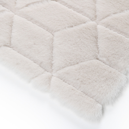 Коврик для ванной 1-ый Fixsen DIAMONT, FX-9050A, бежевый, 70х120 см