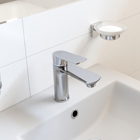 Смеситель для раковины IDDIS Plank PLASB00i01 хром глянцевый