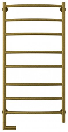 Полотенцесушитель электрический Сунержа Галант 2.0 100х50 состаренная бронза, подключение правое