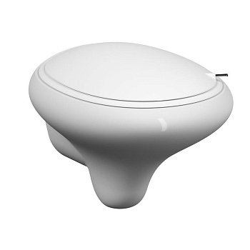 Унитаз подвесной безободковый Vitra Istanbul 4518B403-0075 белый, без сиденья