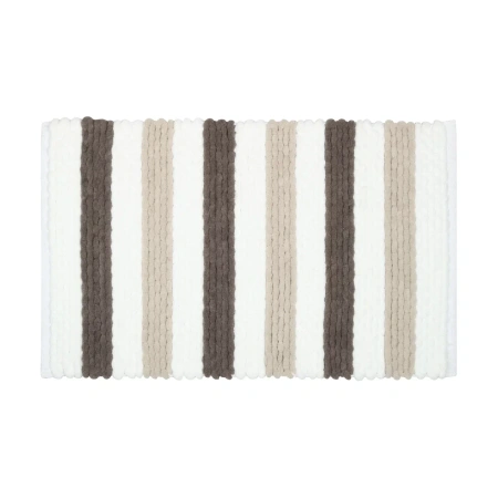 Коврик для ванной 1-ый Fixsen AMBER, FX-8040Z, mix (серый+бежевый+белый), 50х80см