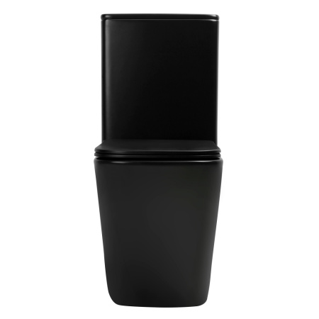 Унитаз ABBER Rechteck AC1210MB компакт черный матовый, безободковый