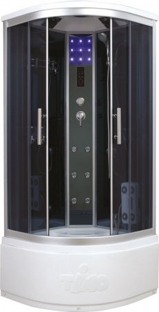 Душевая кабина Timo Standart T-1100 100x100x220 профиль хром матовый, стекло прозрачное