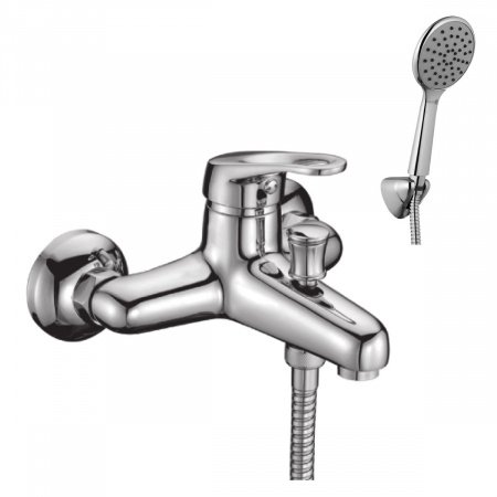 Смеситель для ванны с душем Lemark Omega LM3102C хром