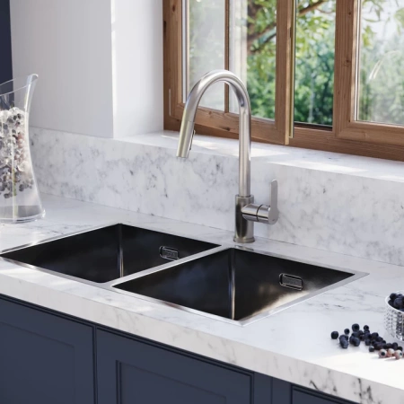 Смеситель для кухни IDDIS Cuba CUBSTP0i05 сталь