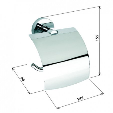 Держатель для туалетной бумаги Bemeta Omega 104112012 Глянец