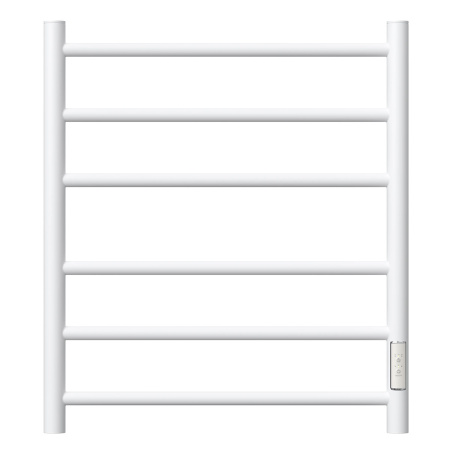 Полотенцесушитель электрический Point PN10846W П6 400x600 диммер справа, белый матовый
