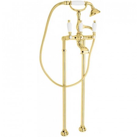 Смеситель для ванны Cezares First VDP ручки Белые Хром