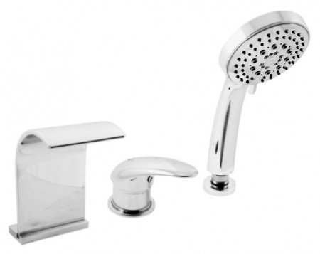 Смеситель на борт ванны Rav Slezak Dunaj D467.5Y хром