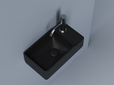 Раковина подвесная 40см Ceramica Nova Element CN5045MB черный матовый