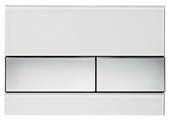 Кнопка смыва TECE Square 9240802 белый/хром глянцевый