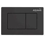 Панель смыва AQUAme AQM4102B черный матовый