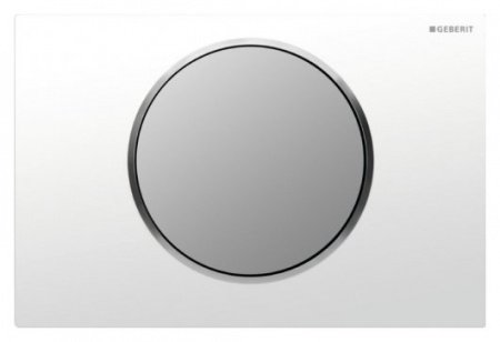 Кнопка смыва Geberit Sigma 10 115.758.KL.5 белый/хром матовый