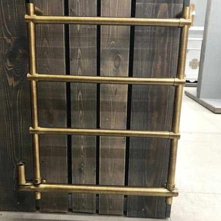 Полотенцесушитель электрический Margaroli Sole 542-4 5424704OBNB 660х570 бронза