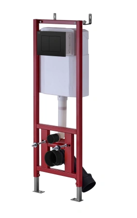 Готовое решение для подвесных унитазов D&K DI8540116 с черной клавишей